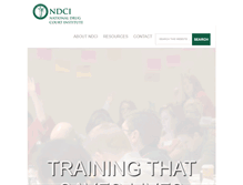 Tablet Screenshot of ndci.org